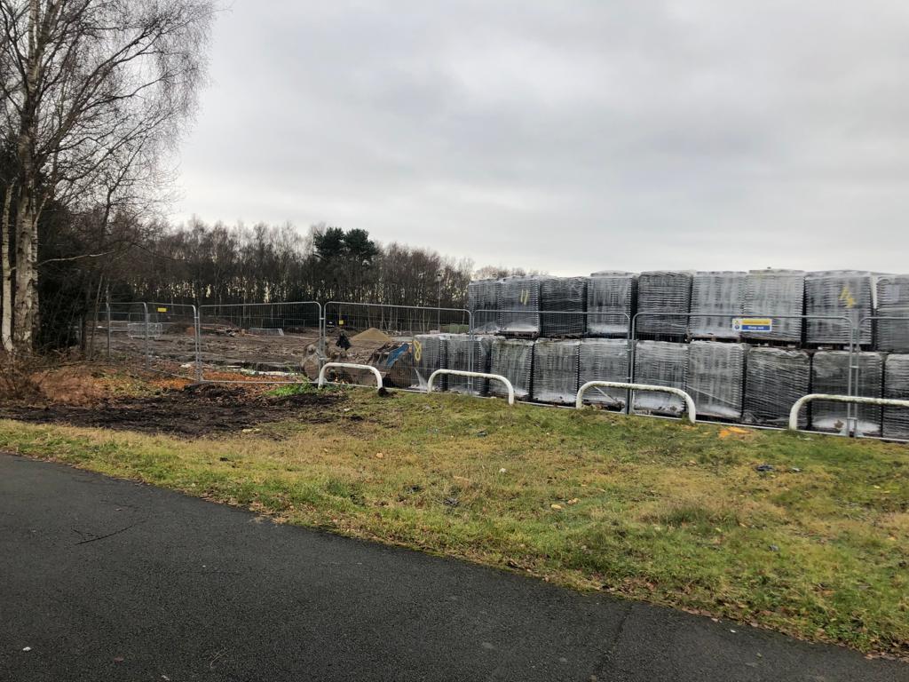 Construction work has started to build a new Aldi store in Gemini