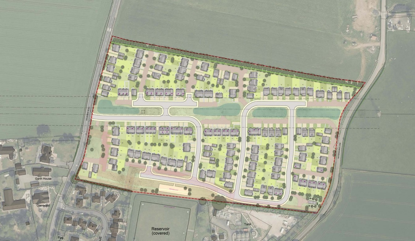 The plan submitted on the council website