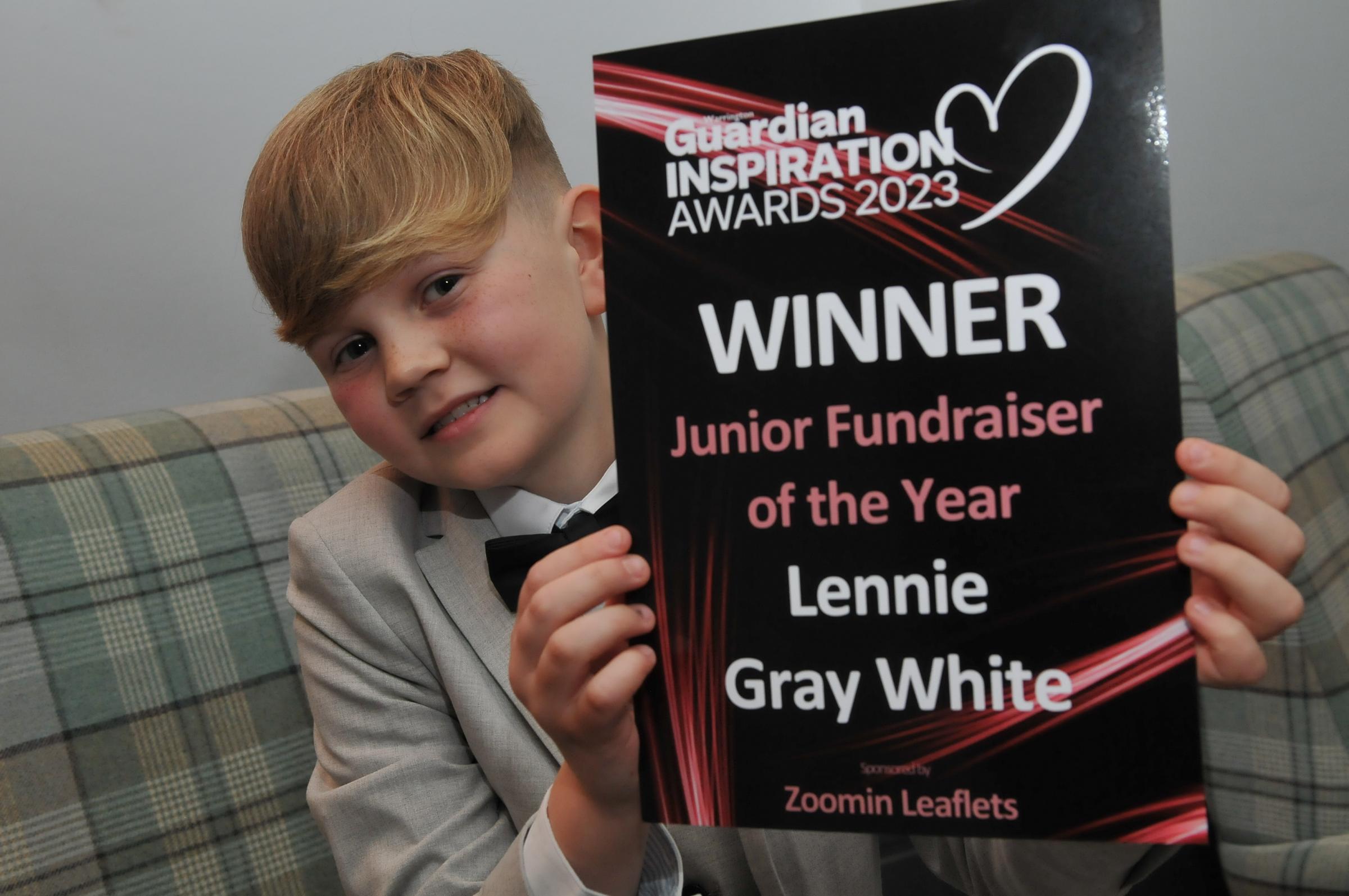 Junior Fundraiser of the Year Lennie White