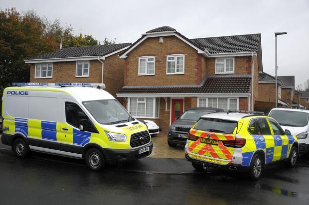 Police at Mahers Wiltshire Close home in Woolston
