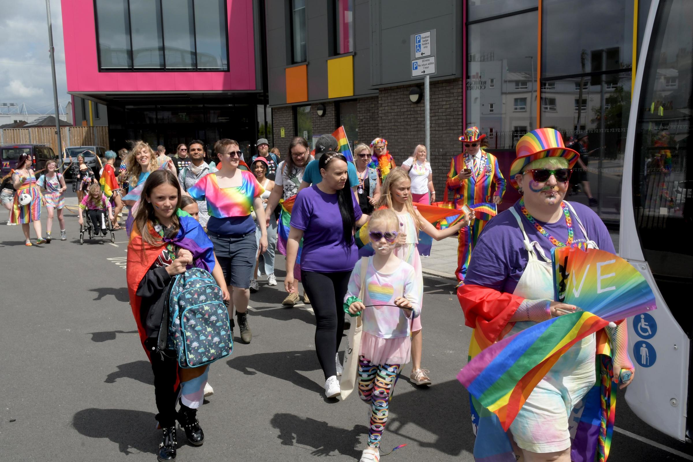 Warrington Pride took place on Saturday Pictures: Dave Gillespie