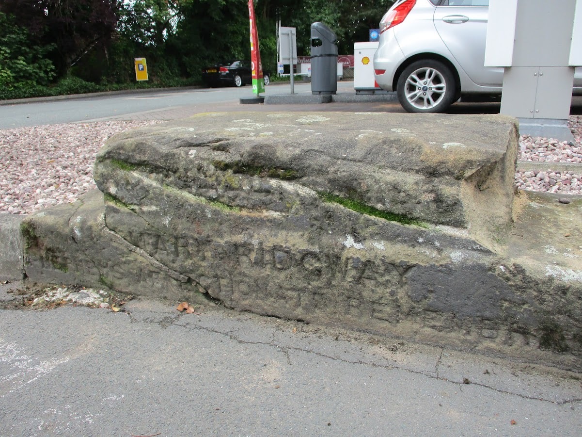 The travellers rest stone in Lymm