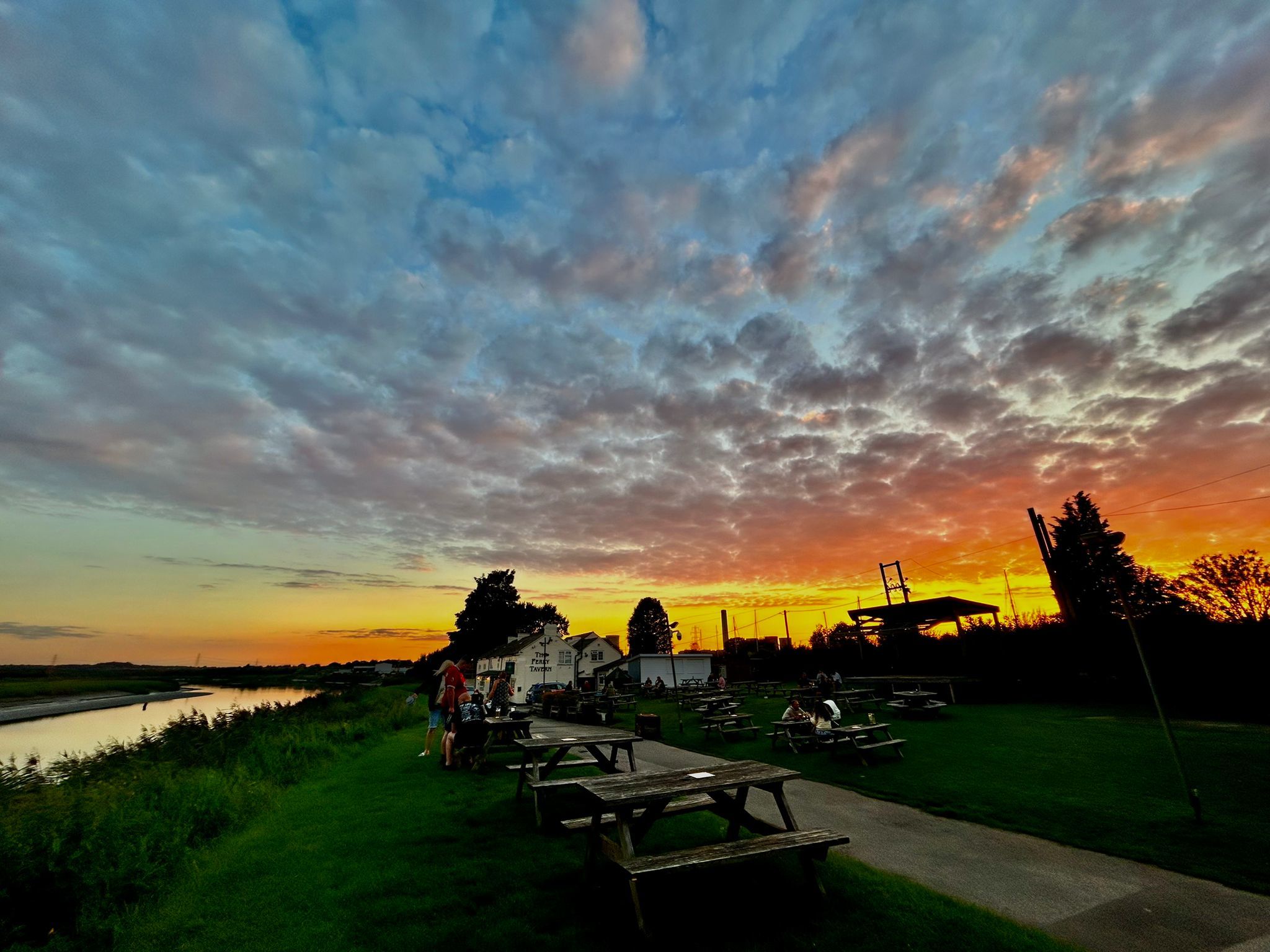 The Ferry Tavern is the perfect place to watch the sunset