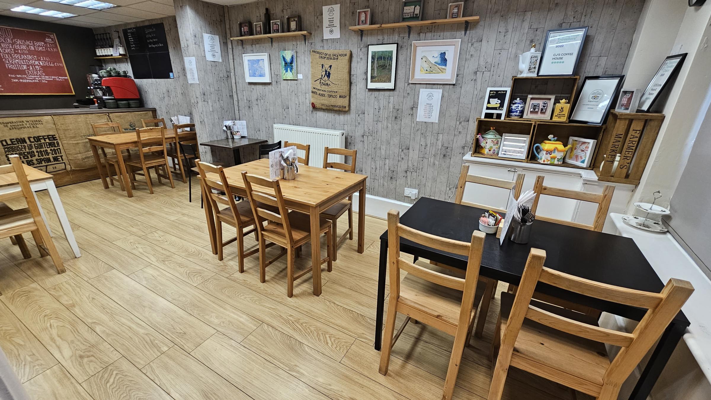 CJs Coffee House and Tearoom opened on Warrignton Road in 2018