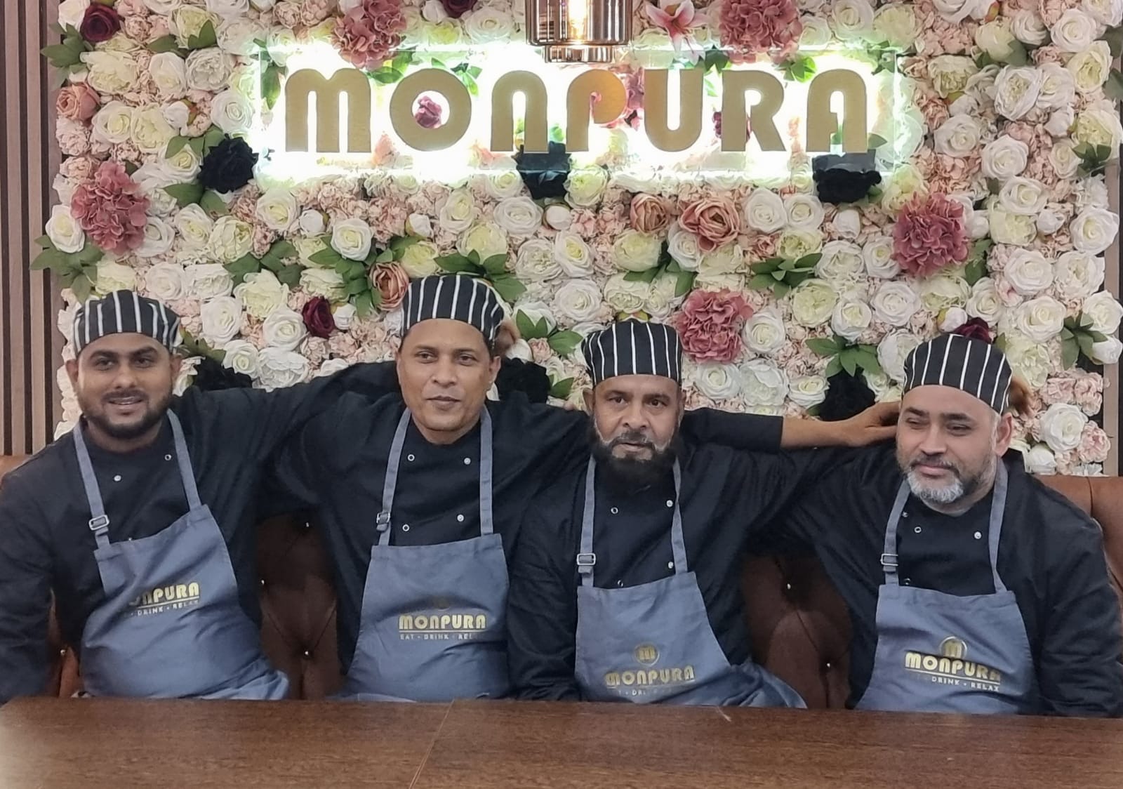 The talented team of chefs at Monpura