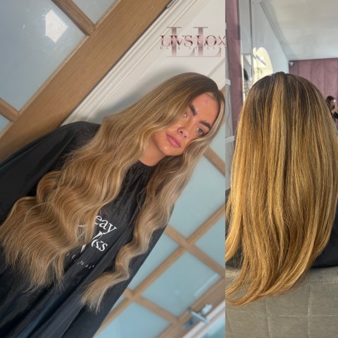 Olivias most recent client with her new extensions