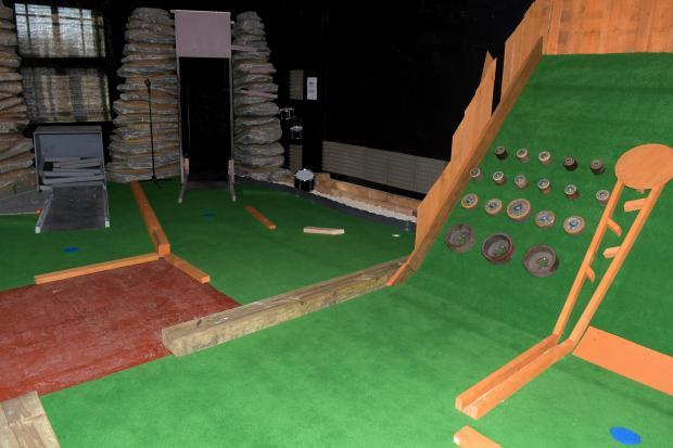 Mini golf is among the activities available at Level Up