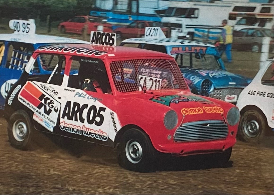 Phil Cooper racing his junior mini back in the day