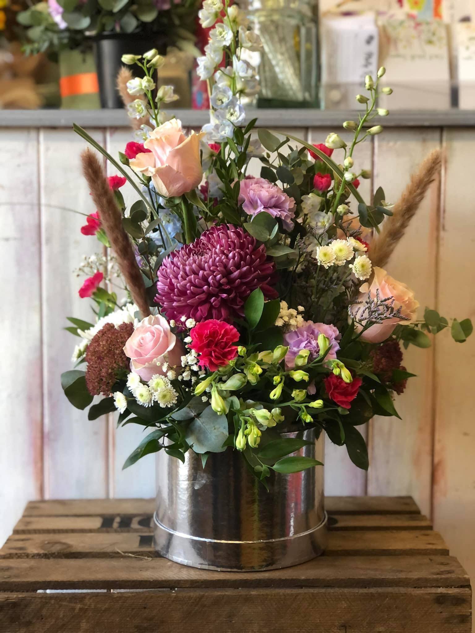 Paula and Morgan create bespoke bouquest and floral displays
