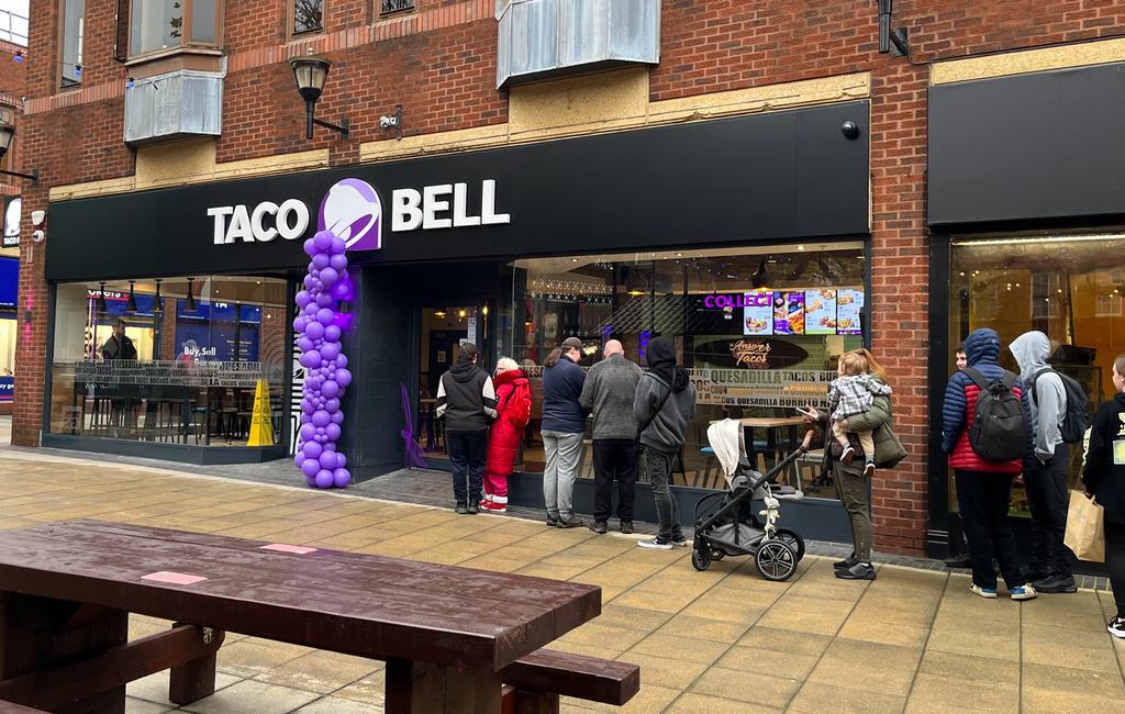 The new Taco Bell venue is now open in Golden Square