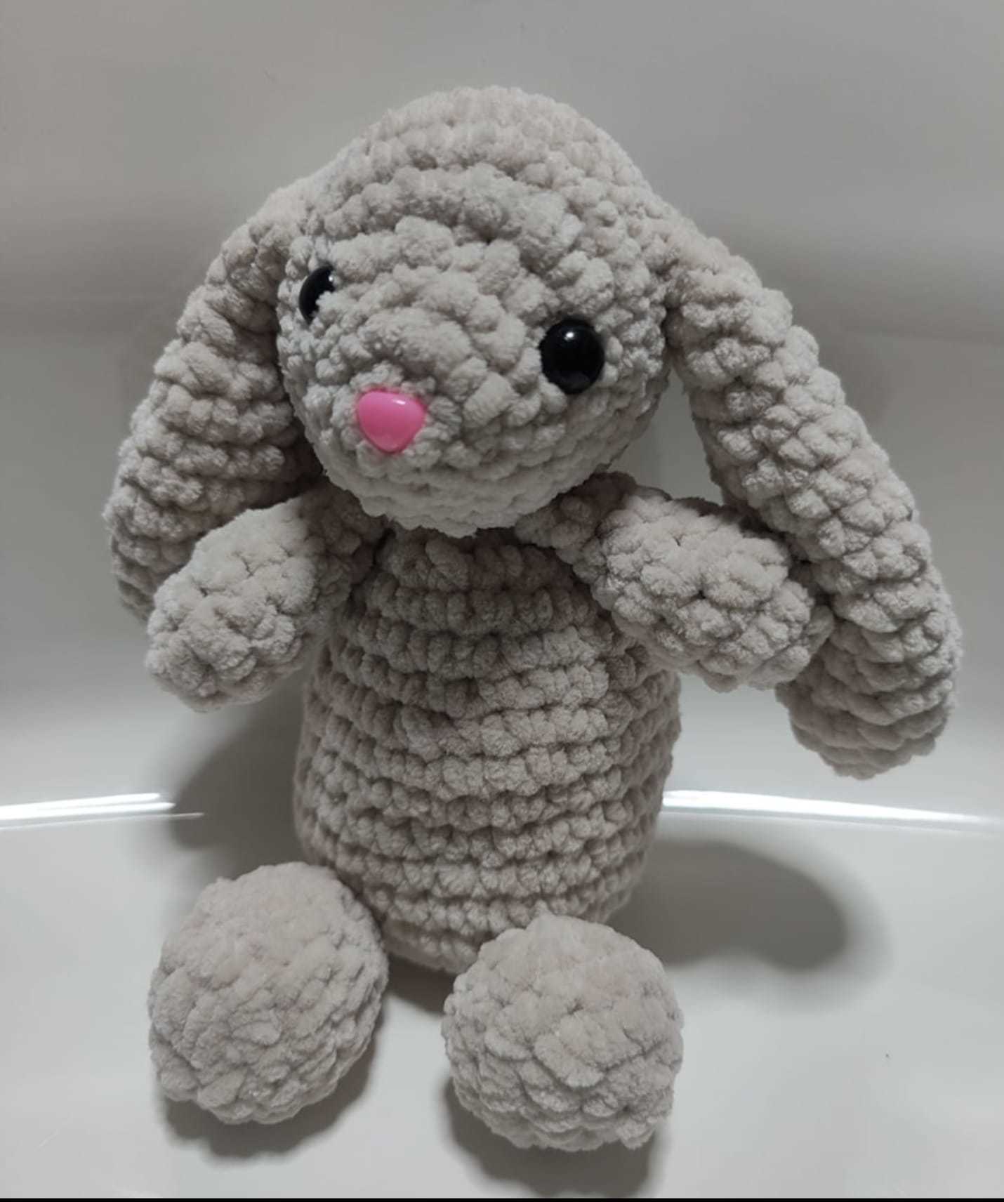 A crochet bunny