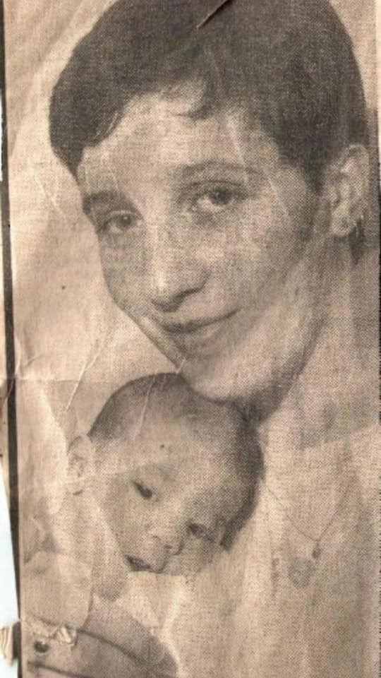 Leanne was in the paper when she was born in 1988