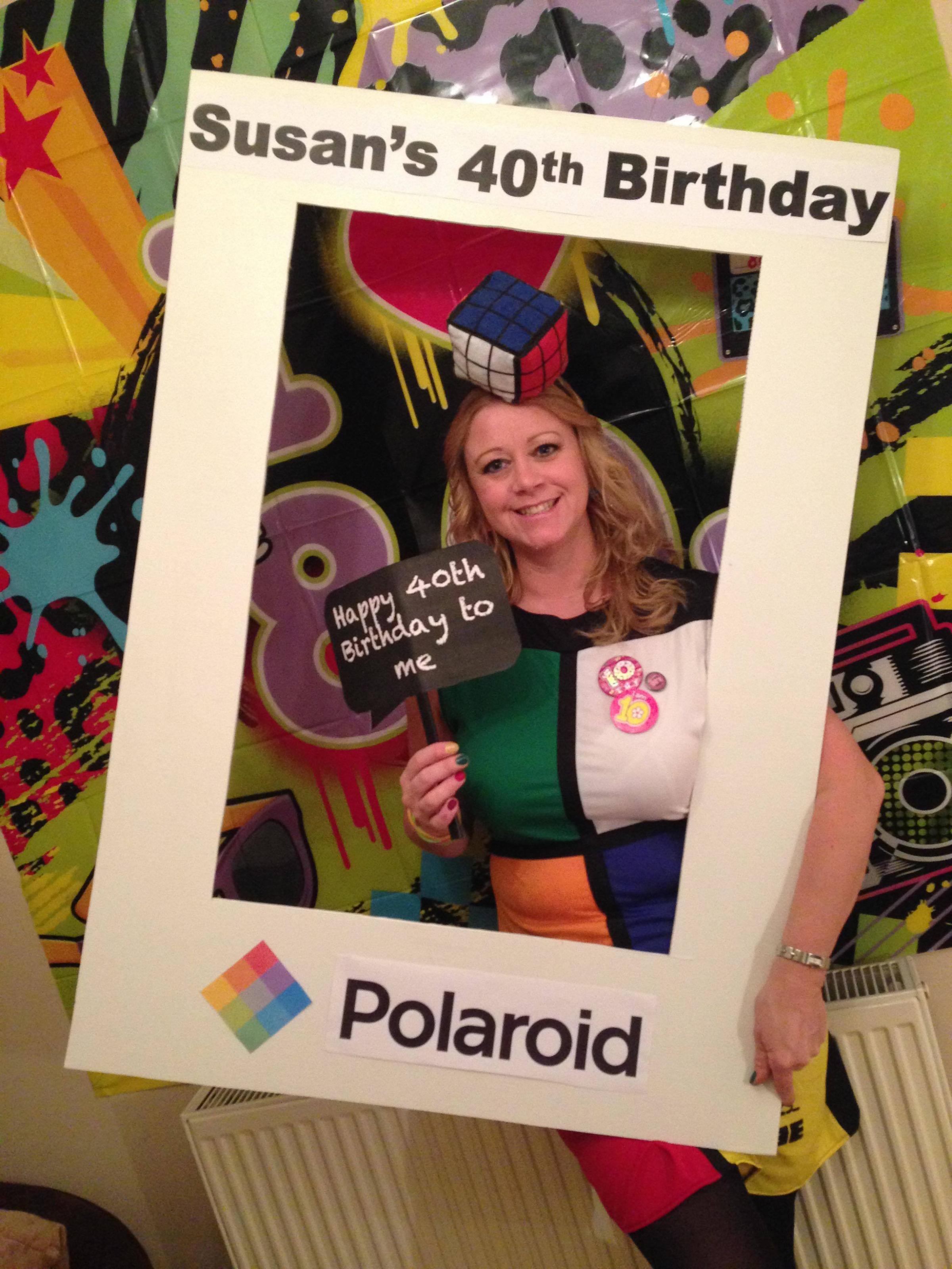 Susan Forbes celebrated her 40th birthday with an I am 10 party and a 1980s theme