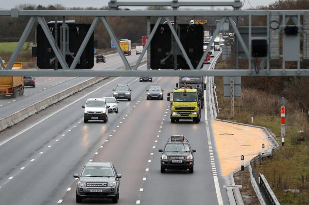 Pair fined by courts for motorway driving at less than 70mph. Picture: PA