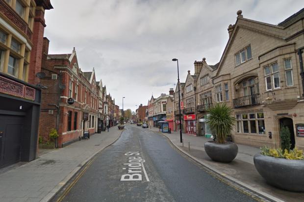 Fire crews were reported on Bridge Street in the town centre