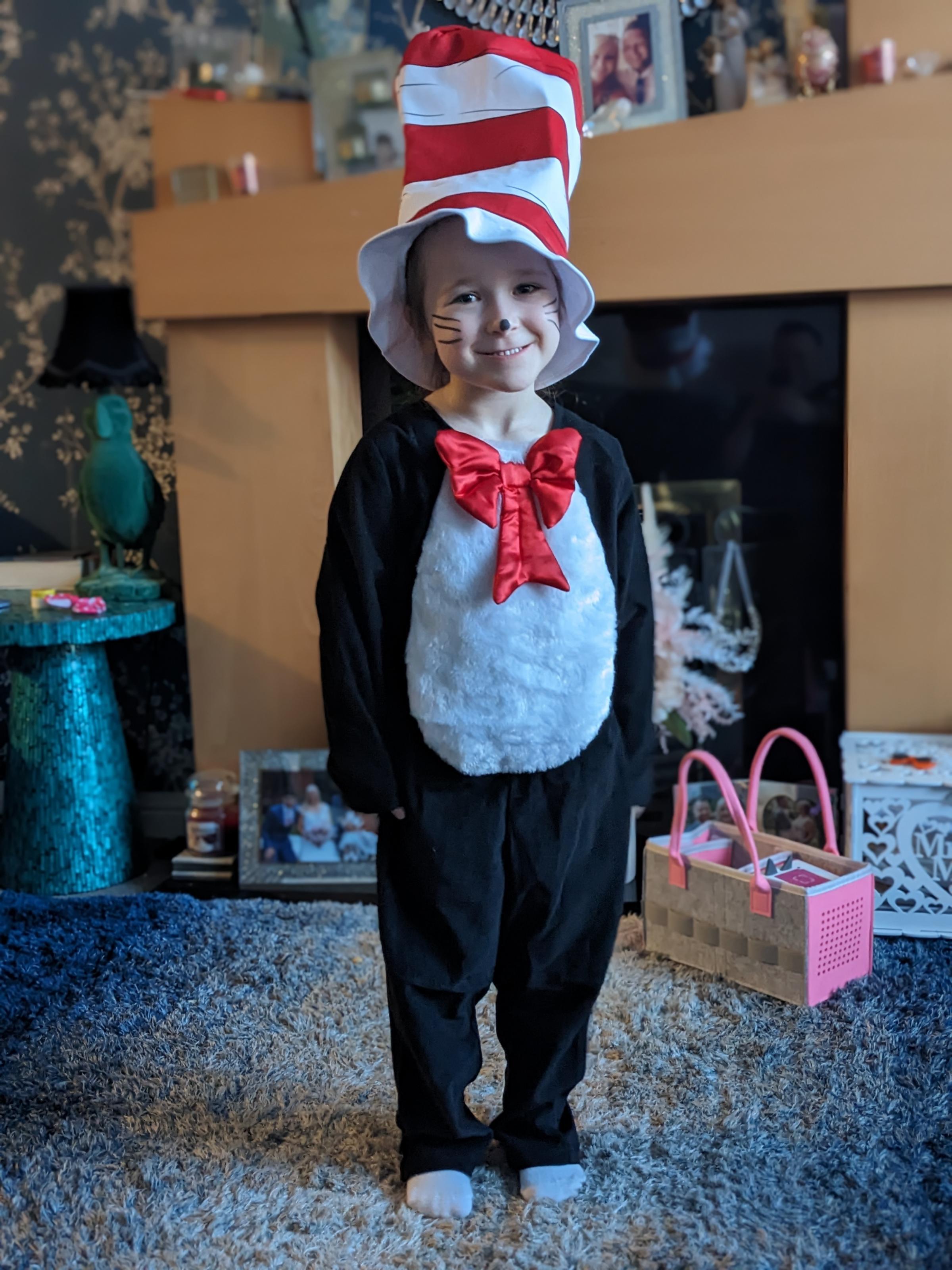 Evie Leicester as The Cat in the Hat