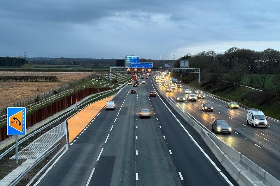 Work is ongoing to upgrade the M6 to a so-called smart motorway