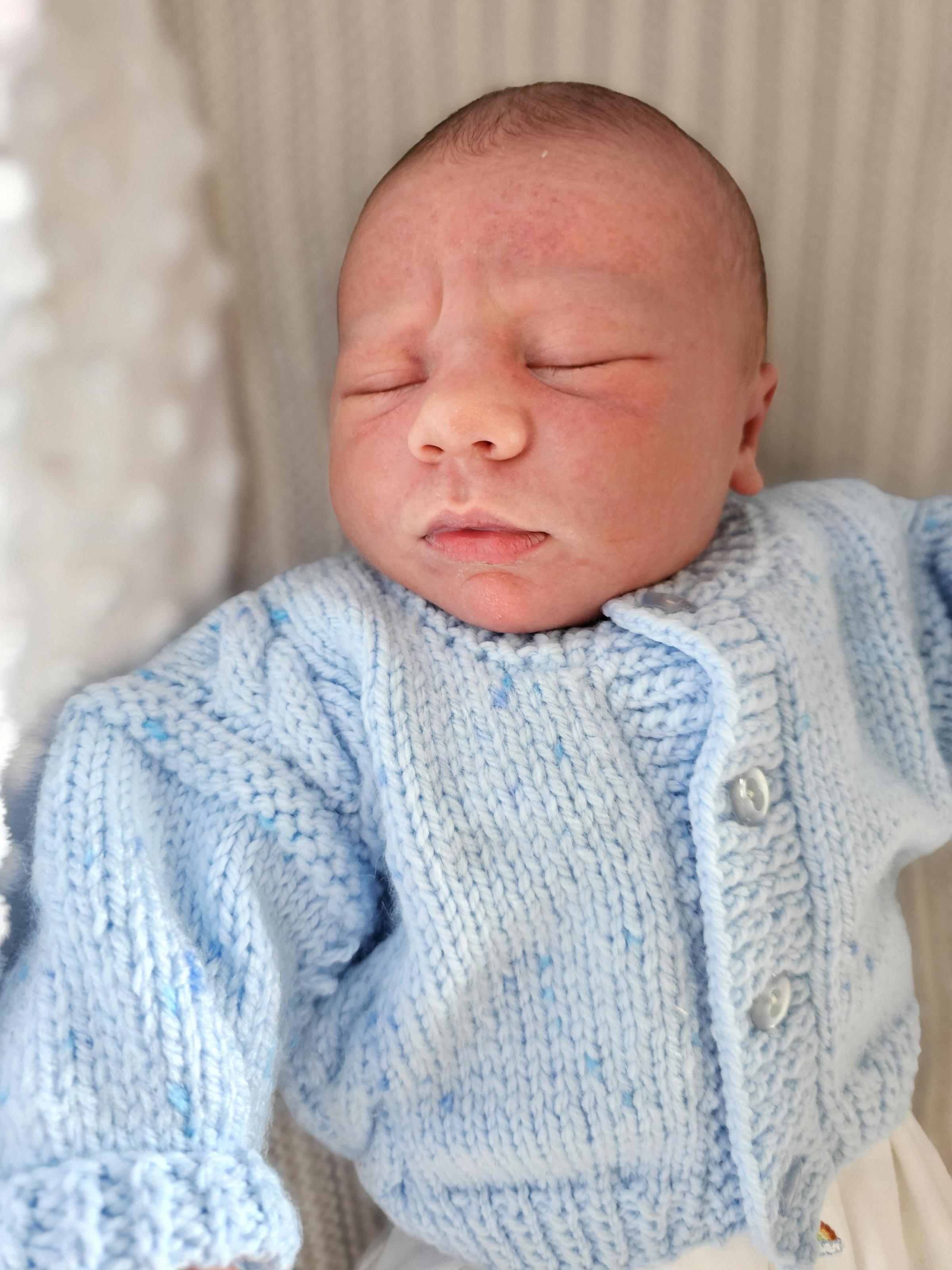 Cillian Luke Carlson was born in the Nest at Warrington Hospital on March 19