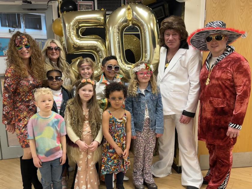 Cherry Tree Primary School in Lymm celebrates 50th birthday 