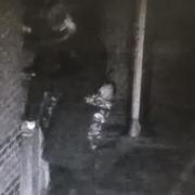 Bungling burglars go viral after attempts to climb fence caught on camera