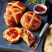 Can these new M&S chilli buns really be classed as a hot cross bun? Credit: Marks and Spencer Facebook page