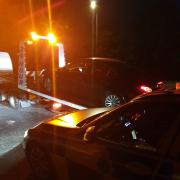This Vauxhall Insignia was seized by police after the driver was caught speeding on the M62