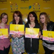 Some of the youngsters at the Inspire event