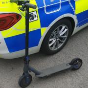 Police crack down  on the illegal  use of e-scooters