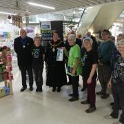 Volunteers and members of the Fairtrade Steering Group attended the event.