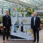 Matthew Bent (left) pictured with Steve Knights, chief executive of Lakeland