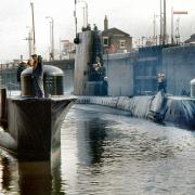 Submarines were spotted on the Manchester Ship Canal at Latchford Locks in the 1960s (Images: Eddie Whitham)