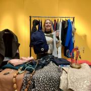 Amanda Moore, one of the organisers of the clothes 'swap shop'