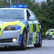 A police motorway patrol caught two motorists driving in the wrong direction along the hard shoulder of the M6 in Cheshire