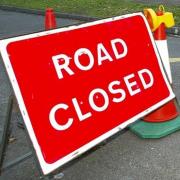 An exit slip road on the M56 westbound is closed due to emergency repairs