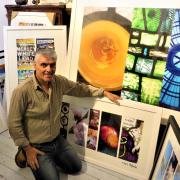 Neil Roland has been reunited with £14,000 of artwork after it went missing three years ago
