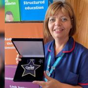 Liz Atkins is a community nurse in Warrington, and she has won a national award