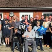 John Blanchard celebrated his 100th birthday surrounded by family and friends