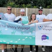 A Birchwood-based business completed part of a 1,000-mile trek for suicide awareness