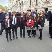 Former pupils of St Wilfrid's were given the chance to lay reefs at WFA Remembrance Day Parade held in London on Friday, November 11.