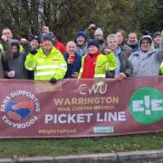 Royal Mail CWU workers have been taking part in strikes in Great Sankey