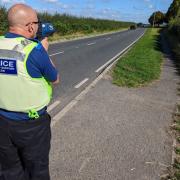 A police road safety check caught eight drivers speeding in Burtonwood and Winwick