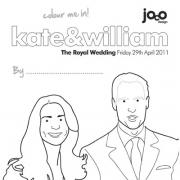 Download the Kate and William picture to colour in