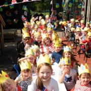 A street party at Barrowhall Lane Primary School