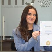 Theresa Divers has been presented with a well-deserved promotion for her work at a Salford-based company