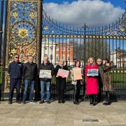 A petition was taken to Warrington Town Hall signed by nearly 450 residents of Culcheth, Croft, and Glazebury