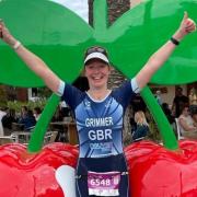 Claire Grimmer from Birchwood finished ninth in the world in her age group during a long-distance triathlon in Ibiza