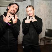 Rhiannon Dixon and her trainer Anthony Crolla. Picture: Mark Robinson and Dave Thompson /Matchroom Boxing