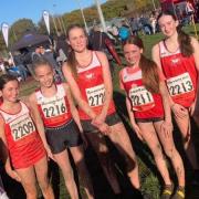 Warrington Athletics Club's under 13s girls