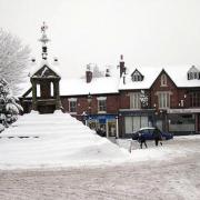 Warrington is no stranger to a snow blanket, as this image from Lymm shows