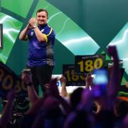 Luke Littler thanks the Alexandra Palace crowd after his 4-1 win against Raymond van Barneveld in the last 16 of the PDC World Darts Championship